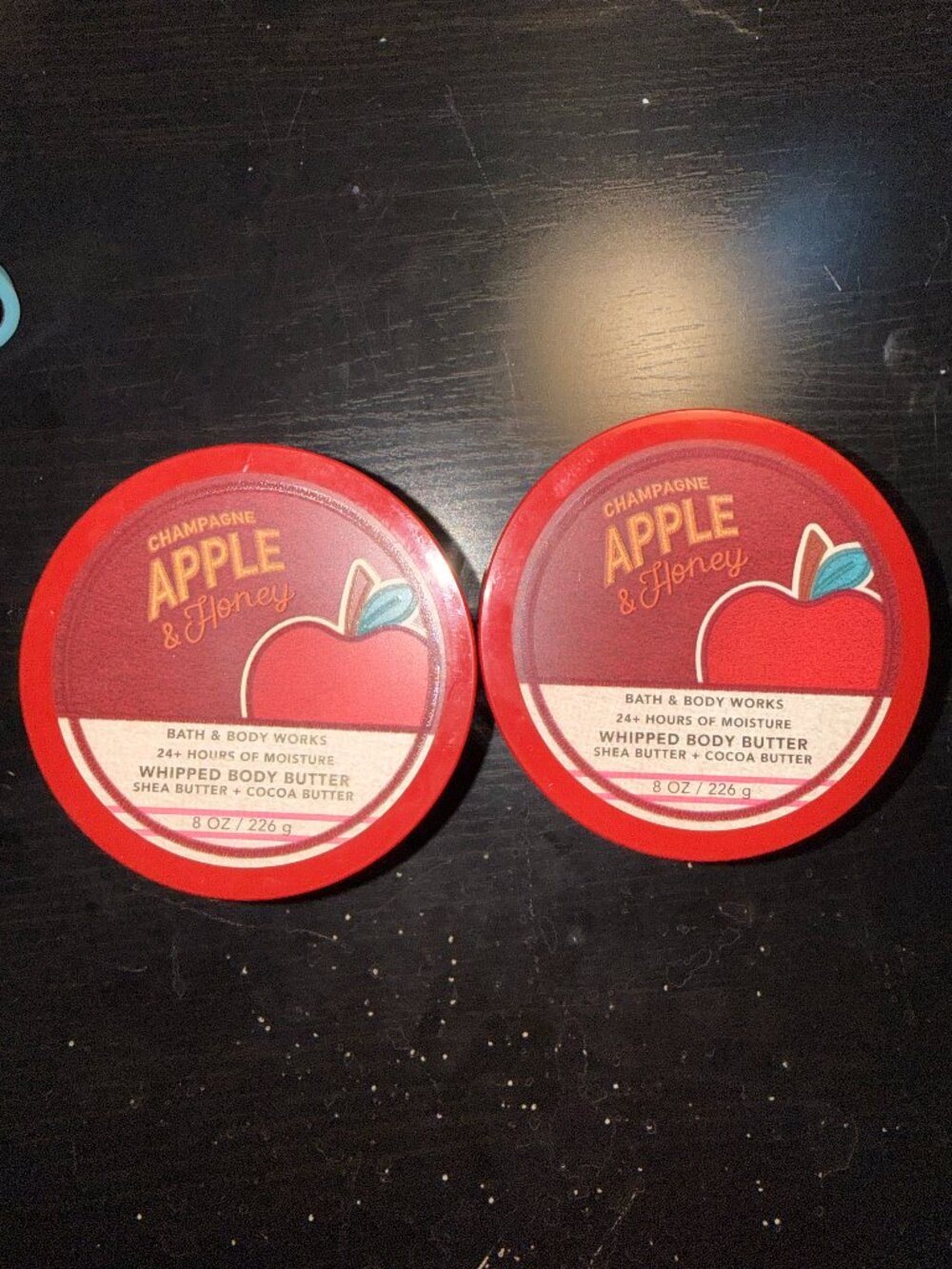 TWO (2) Champagne apple and honey body butters - Bath and body works (8oz each)
